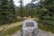 Monument of Frederick George Topham in Kootenay Plains Ecological Reserve