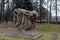 Monument the Funeral of the leader. Sculptor Sergey Merkurov in Leninskiye Gorki