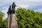 Monument of Gediminas in Vilnius, Lithuania, Europe