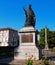 Monument of Gerbert of Aurillac, pope Sylvester II in Aurillac town