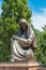 Monument grieving woman in Tashkent, Uzbekistan.