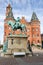 Monument of horse rider in Helsingborg