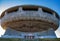 The Monument House of the Bulgarian Communist Party on Buzludzha Peak in the Balkan Mountains