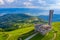 Monument House of the Bulgarian Communist Party at Buzludzha peak in Bulgaria