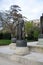 Monument of Human Rights Monument des Droits de l`Homme, 1989 in Paris gardens of Champ-de-Mars