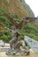 Monument of the Inca Cosmological Trilogy at Aguas Calientes or Machupicchu Pueblo, Peru