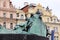 Monument of Jan Hus on Oldtown Square in Prague