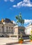 Monument of Jeanne d`Arc on Place du Martroi in Orleans, France