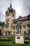 Monument of king Carlo next to Pelesh Castle in Romania