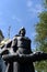 The monument at the mass graves of 62 soldiers of the army historical memorial complex to Heroes of Stalingrad battle.