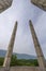 Monument in Medieval fortress of Bulgarian Tzar Samuil near village of Kliuch, Bulgaria