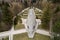 Monument at the memorial cemetery of the Czechoslovak soldiers at the Dukla Mountain Pass, Slovakia