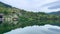 Monument Memorial complex Stari Brod in Visegrad in Drina River