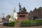 Monument Minin and Pozharsky grateful Russia and the church of St John the Baptist. Nizhny Novgorod
