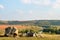 The monument of nature is megalith `Horse Stone` Kon kamen in the valley of the Krasivaya Mecha River