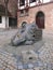 The monument Nuremberg Hare in Nuremberg.