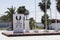 Monument in paracas in homage to the landing of General Jose de San Marti­n in Paracas Bay,