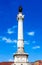 Monument of Pedro IV on the Rossio square in Lisbon, Portugal