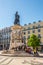 Monument and place of Luis de Camoes in Lisbon - Portugal