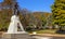 The monument poet  Lermontov in Pyatigorsk