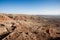 Monument rock view, Mangystau region landscape, Kokesem area, Kazakhstan