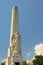 Monument of Romanian heroes in the old citadel of Alba Iulia, low angle view