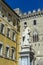 Monument of Sallustio Bandini at Square Salimbeni in Siena