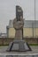 Monument sculpture near Chernobyl nuclear power plant