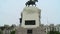 Monument of Soldier Riding Horse and Other Statues