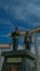 monument, statue, Surabaya, Java, sky, clear sky, blue sky, historical building