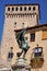 Monument at the streets of Segovia