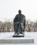 Monument, a symbol of the bygone Soviet era. The monument to the founder of the Soviet Union - Lenin, V. I.