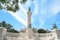 Monument to the 1812 Spanish Constitution in the Plaza de Espana Square. Cadiz, Andalusia, Spain