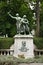 Monument to Albert Thys in Parc du Cinquantenaire â€“ Jubelpark. Brussels. Belgium