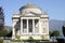 Monument to Alessandro Volta at Como on italy