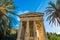 Monument to Alexander Ball in the Lower Barrakka Gardens, Valletta, Malta