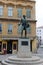 Monument to the Austrian playwright, comic actor, Opera singer Johann Nestroy.