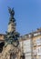 Monument to the battle of Vitoria on the Virgen square