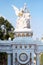 Monument to Benito Juarez in the Mexico City Alameda Central