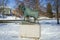 Monument to the black ram who saved the Olavinlinna fortress