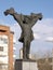 The monument to the builders of the city of Ulan-Ude. Buryatia.