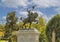 Monument to the Cid Campeador in Seville, Andalusia, Spain.