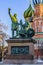 Monument to citizen Minin and Prince Pozharsky on Red Square. Moscow