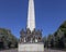 Monument to countries of anti-Hitler coalition, Alley Partisan in Victory Park on Poklonnaya hill, Moscow, Russia