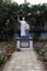 Monument to Croatian Jesuit Missionary Ante Gabric in front of the Catholic Church in Kumrokhali, India