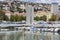 Monument to fallen at the end of Bridge of Croatian Defenders from the Homeland War, Rijeka, Croatia