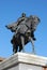 The monument to the famous Russian hero Dmitry Donskoy in Kolomna in Russia