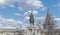 Monument to the first king of Hungary Istvan Great in Fishermen\'
