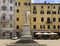 Monument to Giuseppe Garibaldi by Urbano Lucchesi in Lily Square in Lucca, Italy.