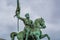 Monument to Godefroid Godefroy de Bouillon on Royal Square in Brussels